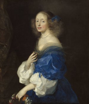 Countess Ebba Sparre by Sebastien Bourdon Oil Painting