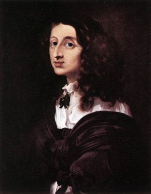 Queen Christina of Sweden Oil painting by Sebastien Bourdon