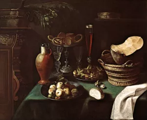 Large Still-Life by Sebastien Stoskopff - Oil Painting Reproduction