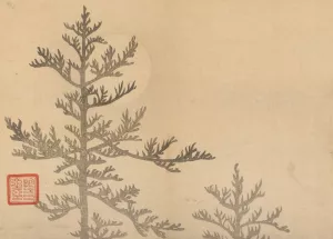 Sakai Hoitsu gajo, Pl.16 by Sakai Hoitsu Sakai Hoitsu gajo, Pl.16 by Sakai Hoitsu Oil Painting