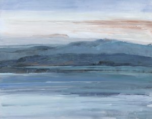 Across The Lake by Sally Swatland Oil Painting