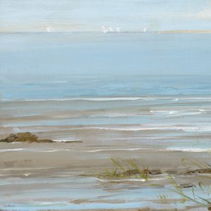 Afternoon On The Shore I by Sally Swatland Oil Painting