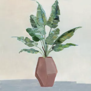 Banana Palm II by Sally Swatland Oil Painting