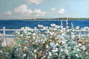 Bayside Garden Oil Painting by Sally Swatland - Bestsellers