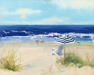 Beach Life II by Sally Swatland Oil Painting
