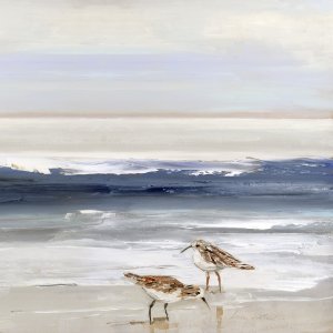 Beachcombing II by Sally Swatland Oil Painting
