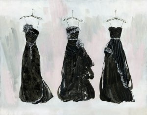 Black & Bling I by Sally Swatland Oil Painting