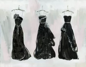 Black & Bling I Oil Painting by Sally Swatland - Bestsellers