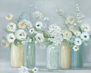 Blooming Meadow Beauties by Sally Swatland Oil Painting