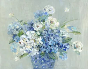 Blue and White Arrangement by Sally Swatland Oil Painting