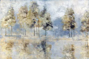 Blue Golden Forest by Sally Swatland Oil Painting