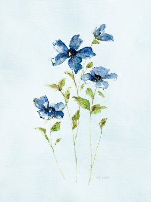 Blue Wonders II by Sally Swatland Oil Painting
