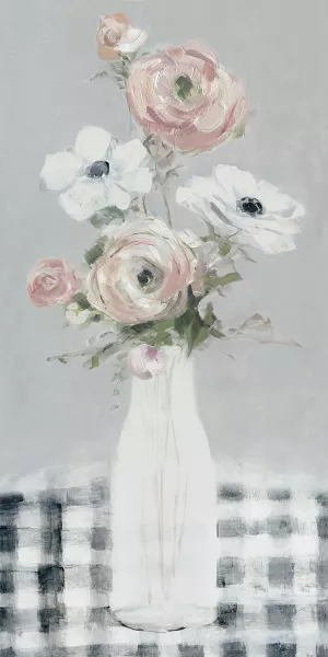Blushing Gingham I by Sally Swatland Oil Painting