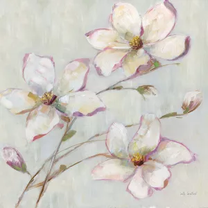 Blushing Magnolia II by Sally Swatland Oil Painting