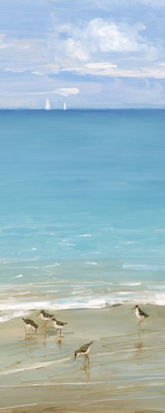 Brunch On The Beach II by Sally Swatland Oil Painting