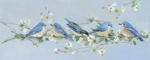 Chatter Branch II by Sally Swatland Oil Painting