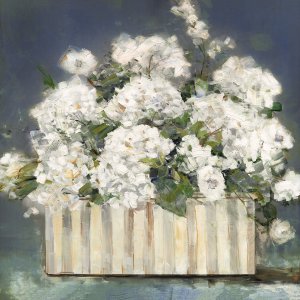 Chelsea Hydrangea by Sally Swatland Oil Painting