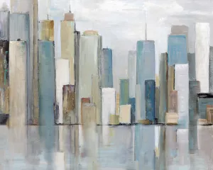 City Reflections by Sally Swatland Oil Painting