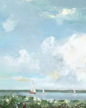 Coastal Clouds I by Sally Swatland Oil Painting