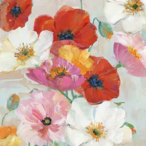 Confetti Flowers I by Sally Swatland Oil Painting
