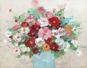 Confetti Flowers by Sally Swatland Oil Painting