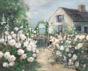Cottage at the Coast by Sally Swatland Oil Painting