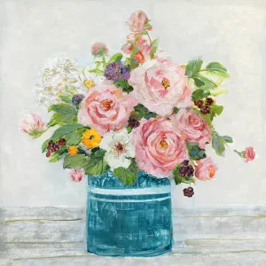 Cottage Garden I by Sally Swatland Oil Painting
