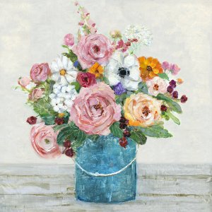 Cottage Garden II by Sally Swatland Oil Painting