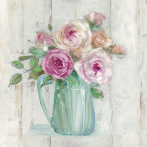 Cottage Sweet Bouquet I by Sally Swatland Oil Painting