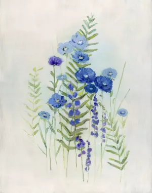 Cottage Wildflowers II by Sally Swatland Oil Painting