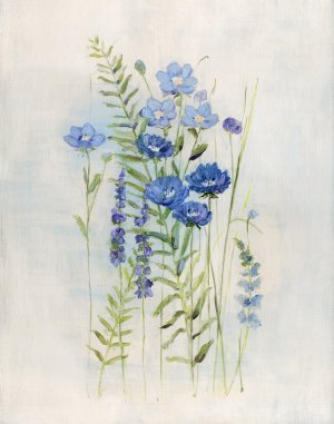Cottage Wildflowers III by Sally Swatland Oil Painting