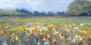 Countryside Meadow by Sally Swatland Oil Painting
