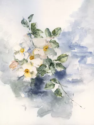 Dogwood Blossoms I by Sally Swatland Oil Painting