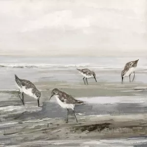 Evening Beach I by Sally Swatland Oil Painting