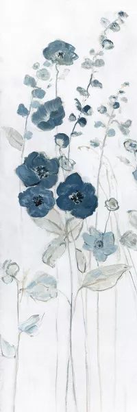 Fields of Blue I by Sally Swatland Oil Painting
