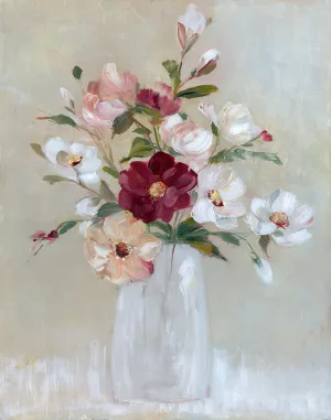 Fresh Pinks by Sally Swatland Oil Painting