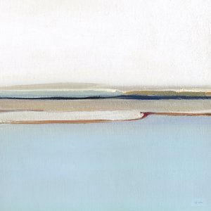 Geometric Inlet I by Sally Swatland Oil Painting