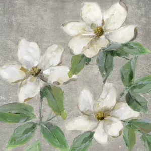 Glimmering Magnolias II by Sally Swatland Oil Painting