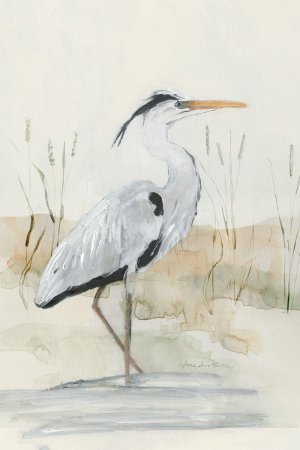 Heron I by Sally Swatland Oil Painting