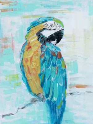 Island Parrot I by Sally Swatland Oil Painting