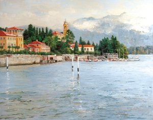 Lake Camo by Sally Swatland Oil Painting
