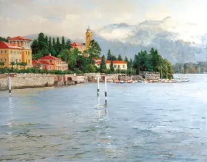 Lake Camo by Sally Swatland Oil Painting