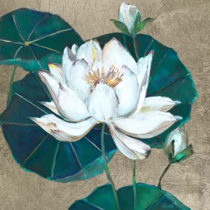 Lotus I by Sally Swatland Oil Painting