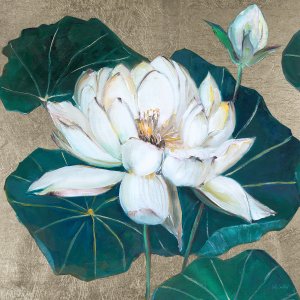 Lotus II by Sally Swatland Oil Painting