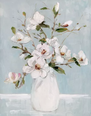 Magnolia Charm by Sally Swatland Oil Painting