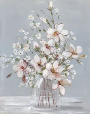 Magnolia Romance by Sally Swatland Oil Painting