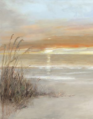 Malibu Sunset by Sally Swatland Oil Painting