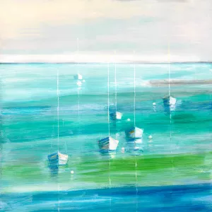 Marina Del Rey by Sally Swatland Oil Painting