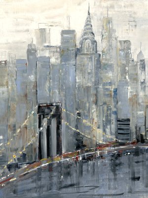 Midtown Morning by Sally Swatland Oil Painting