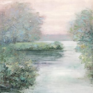 Misty Morning II by Sally Swatland Oil Painting